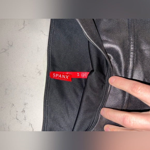 Spanx Faux Leather Leggings - Small - Picture 2 of 4